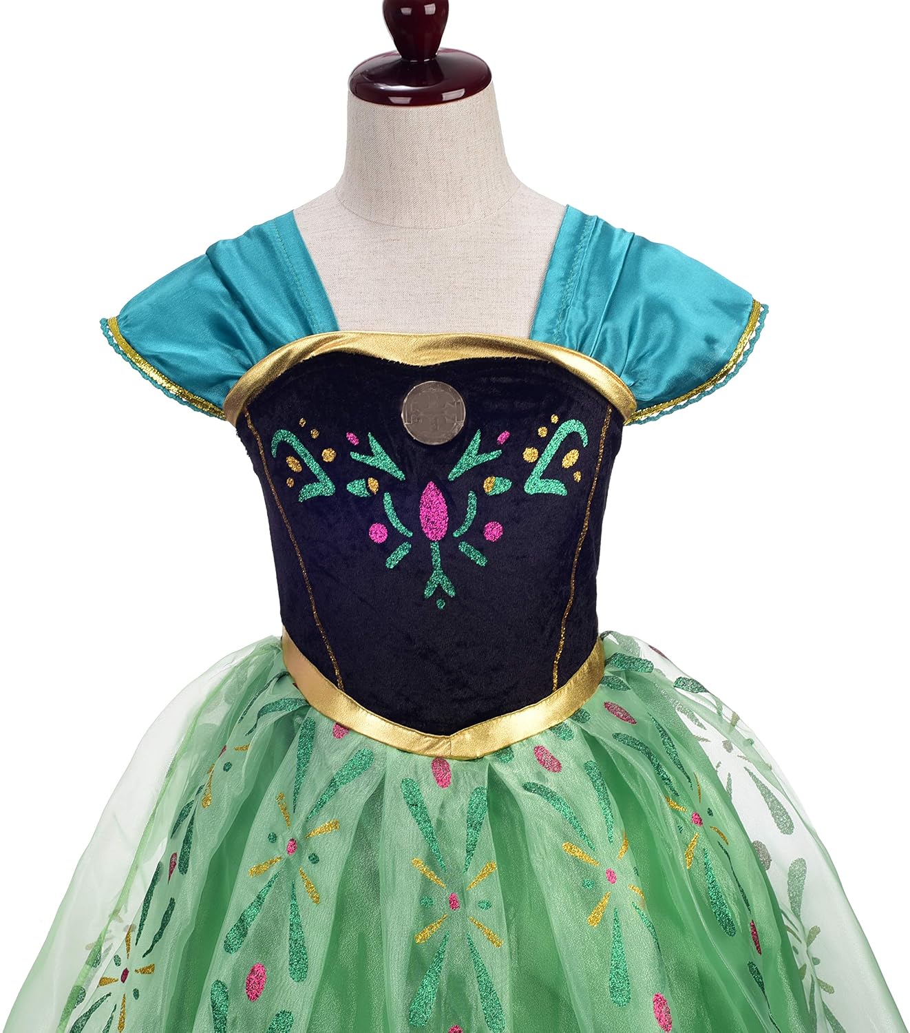 Lito Angels Girls Princess Snow Ice Queen Sister Costumes Halloween Birthday Fancy Party Dress Up with Accessories