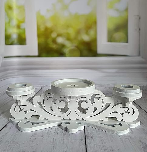 Miniatura 6 de Unity - Portavelas Unity, soporte para velas Unity, regalo de boda, decoración de ceremonia, centro de mesa de boda (grande)