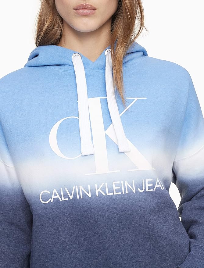Calvin Klein Women's Dip Dye Logo Hoodie Sweatshirt, Waterdrop Combo, XL:  Buy Online at Best Price in UAE - Amazon.ae