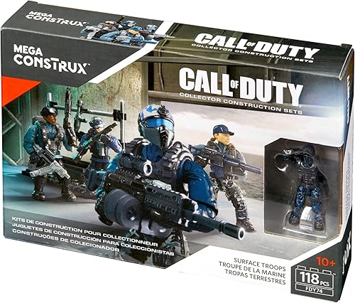 Miniatura 5 de Mega Construx FDY74 - Juego de construcción de tropas de superficie de Call of Duty