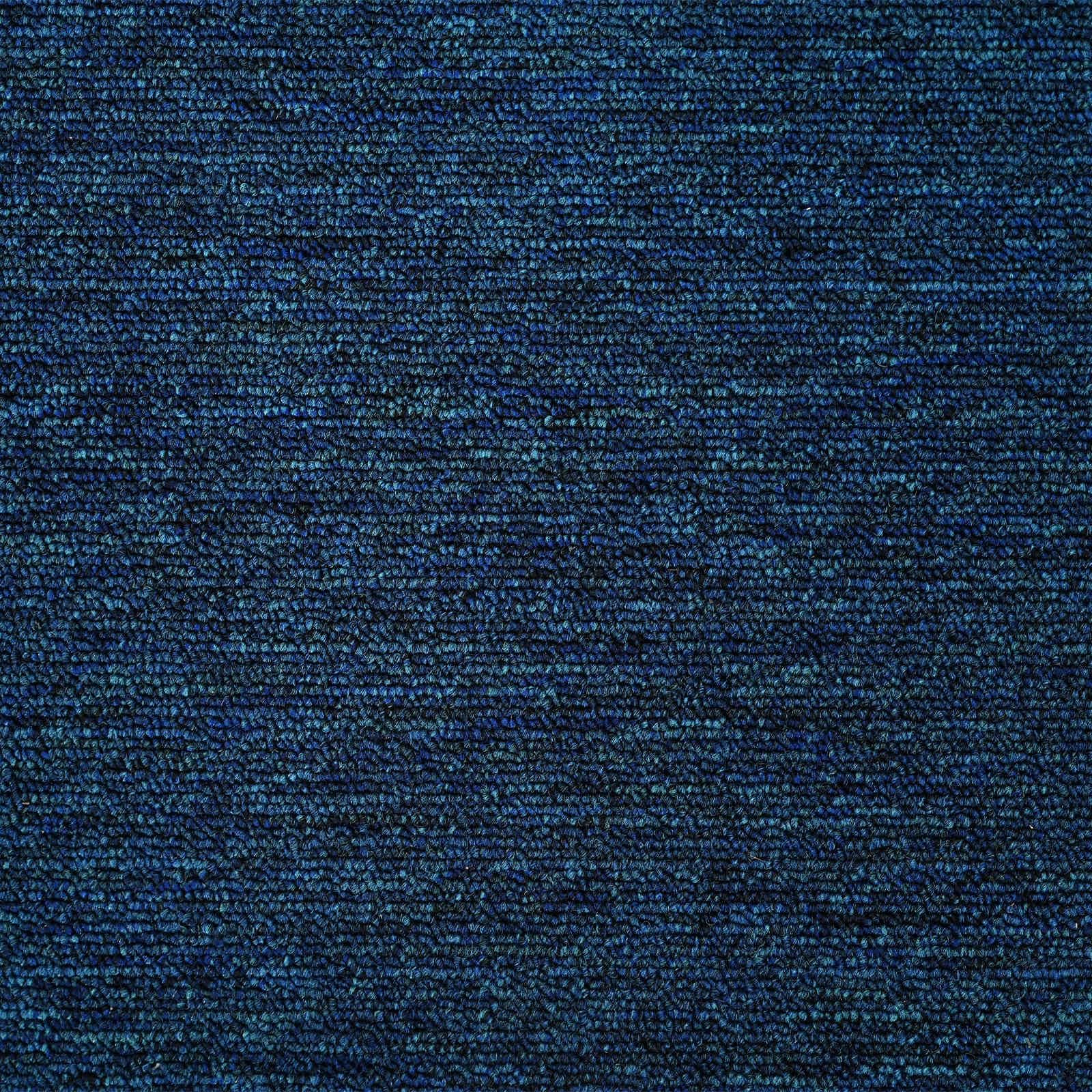 vidaXL Carreau de Tapis Bleu 50 x 50 cm 20 pc PP et Bitume