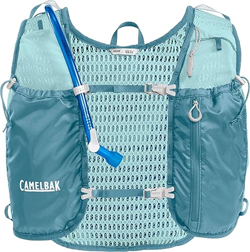 Miniatura 4 de CamelBak Chaleco Circuit Run para mujer, 50 onzas, vejiga de hidratación, azul adriático