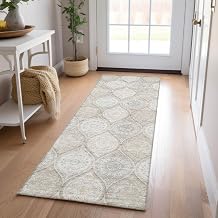 Dalyn Rugs Solace SL1 Taupe 23" x 76" Indoor/Outdoor, Luxury Washable, Bedroom, Living Room, Dining Room, Kitchen, Patio Runner Rug