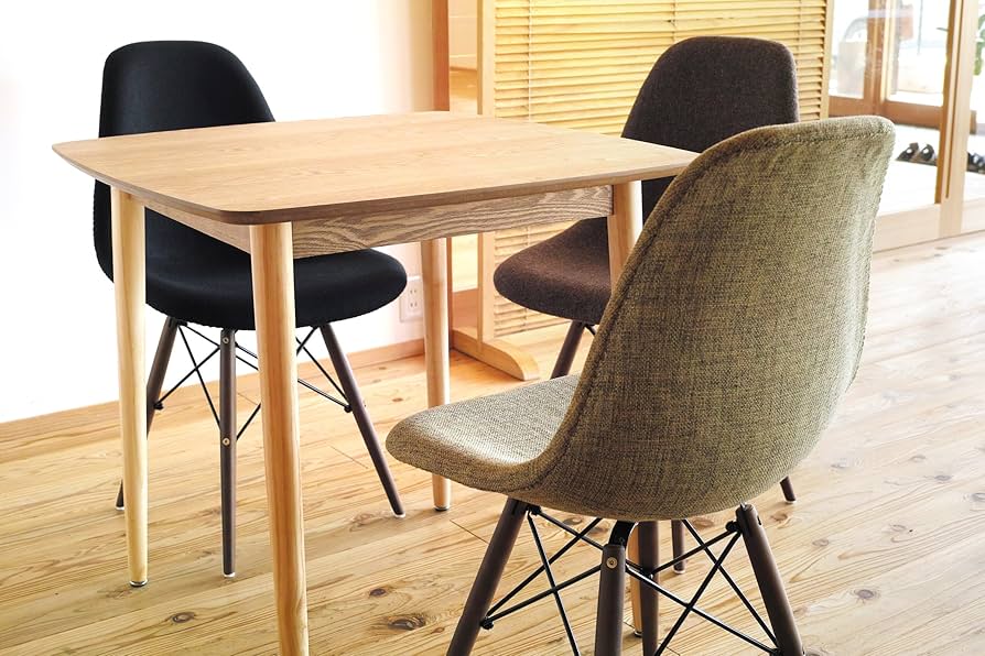 2脚セット】【グリーン座面&ナチュラル脚】イームズチェア リ 2脚セット】【グリーン座面&ナチュラル脚】イームズチェア リ