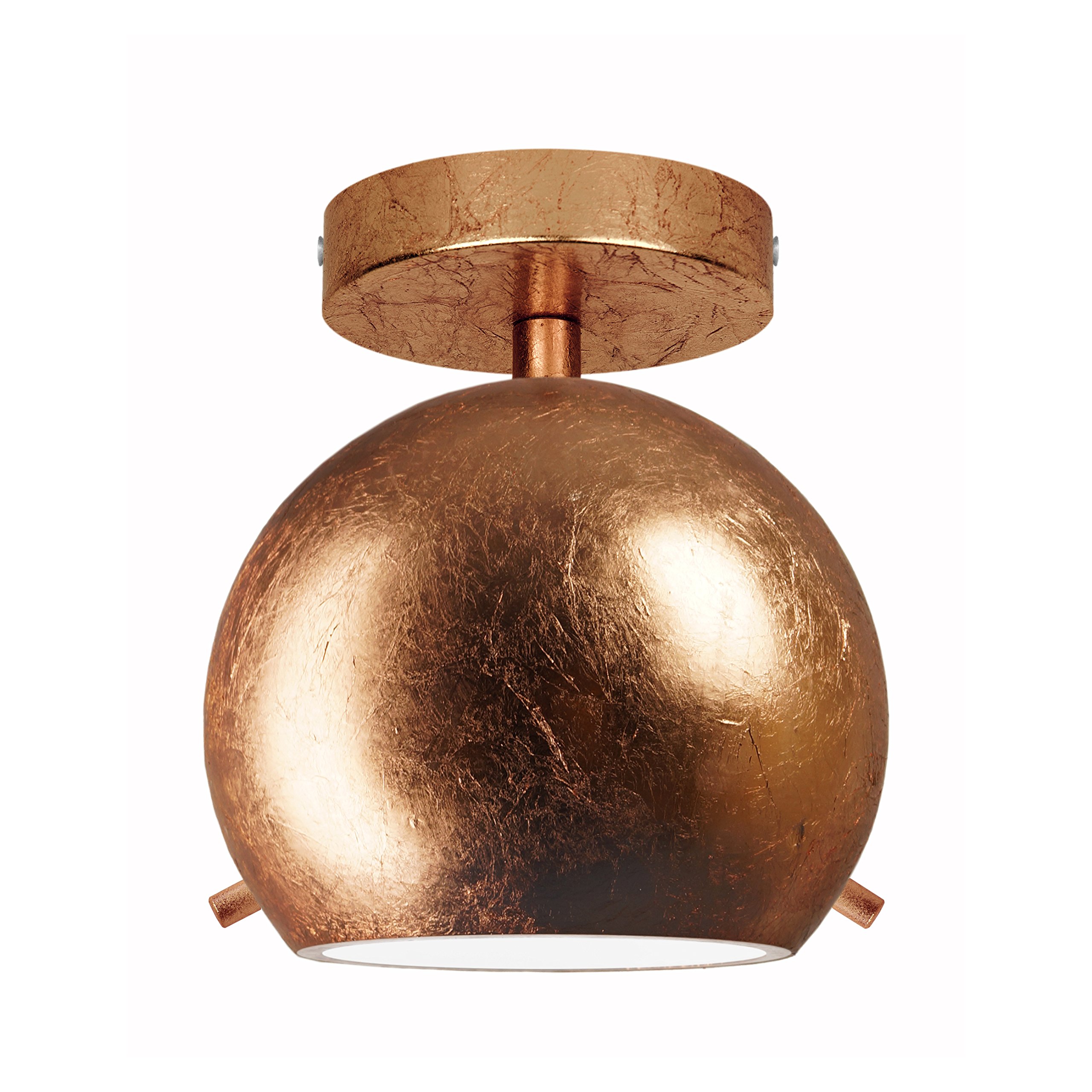 Sotto Luce MYOO CP 1/C Ball Ceiling Light (Copper Leaf)