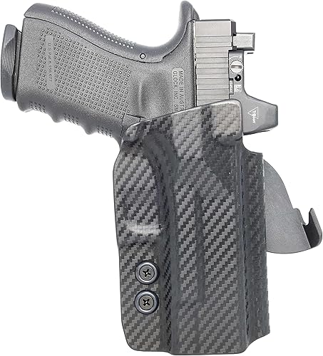 Miniatura 3 de Concealment Express Funda KYDEX OpticsRMR Cut OWB Paddle  Retención de Posi-Click'  Ajuste personalizado  Bota ajustable  100% fabricada en EE. UU.