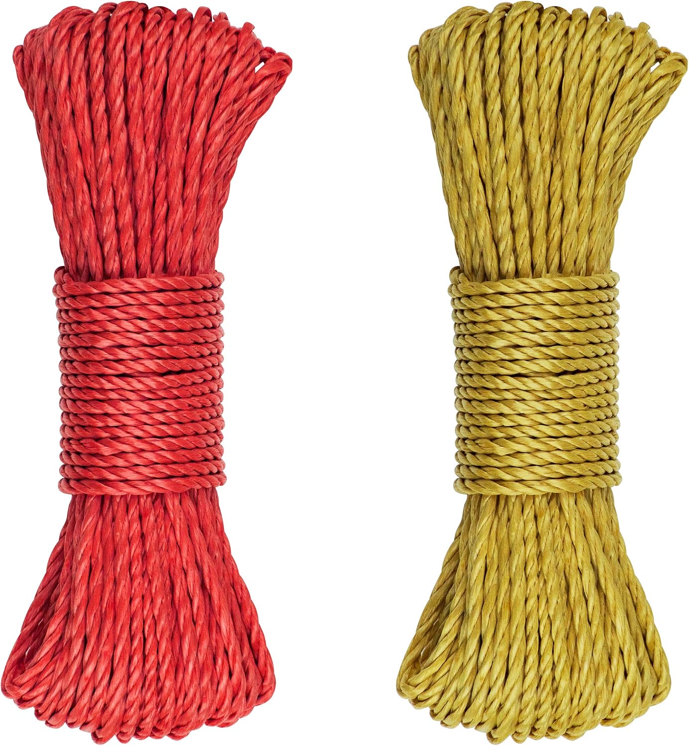 SteadMax Multicolor Plastic 3/16” Rope for Sports & Outdoors, Hiking, Camping, Heavy Duty General Purpose Utility Cord, Ideal Clothesline, Anchoring Tents, Awing, Hammock