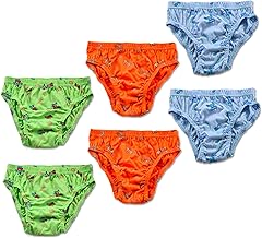 Fontana Calze Set of 6 Pairs of Baby Briefs in 100% Cotton with Yarn and Hypoallergenic Colours and Sizes from 2 Years to 8