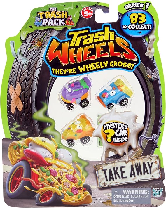 Trash Pack 4 Trash Wheels