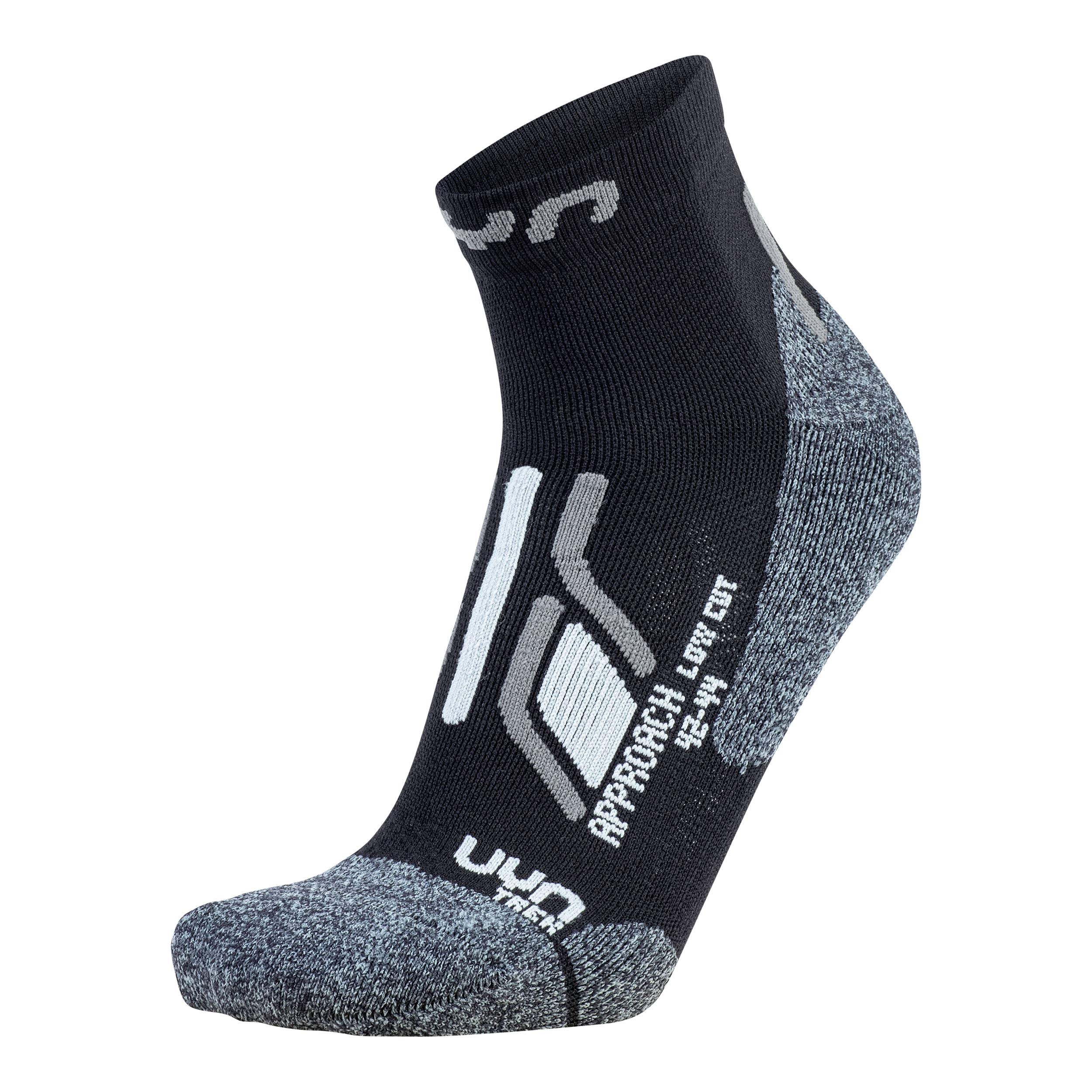 UYN S100196 TREKKING APPROACH LOW CUT Socks Men's Black/gray 41