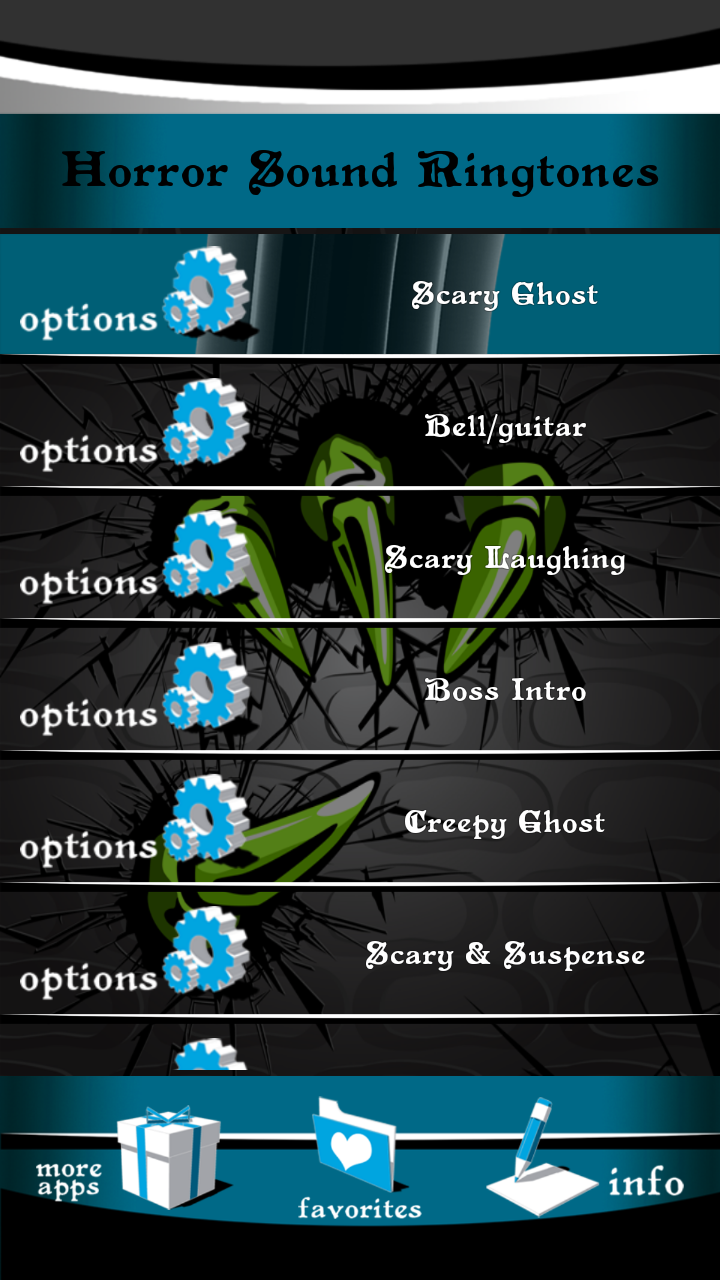 Horror Sound Ringtones App on Amazon Appstore