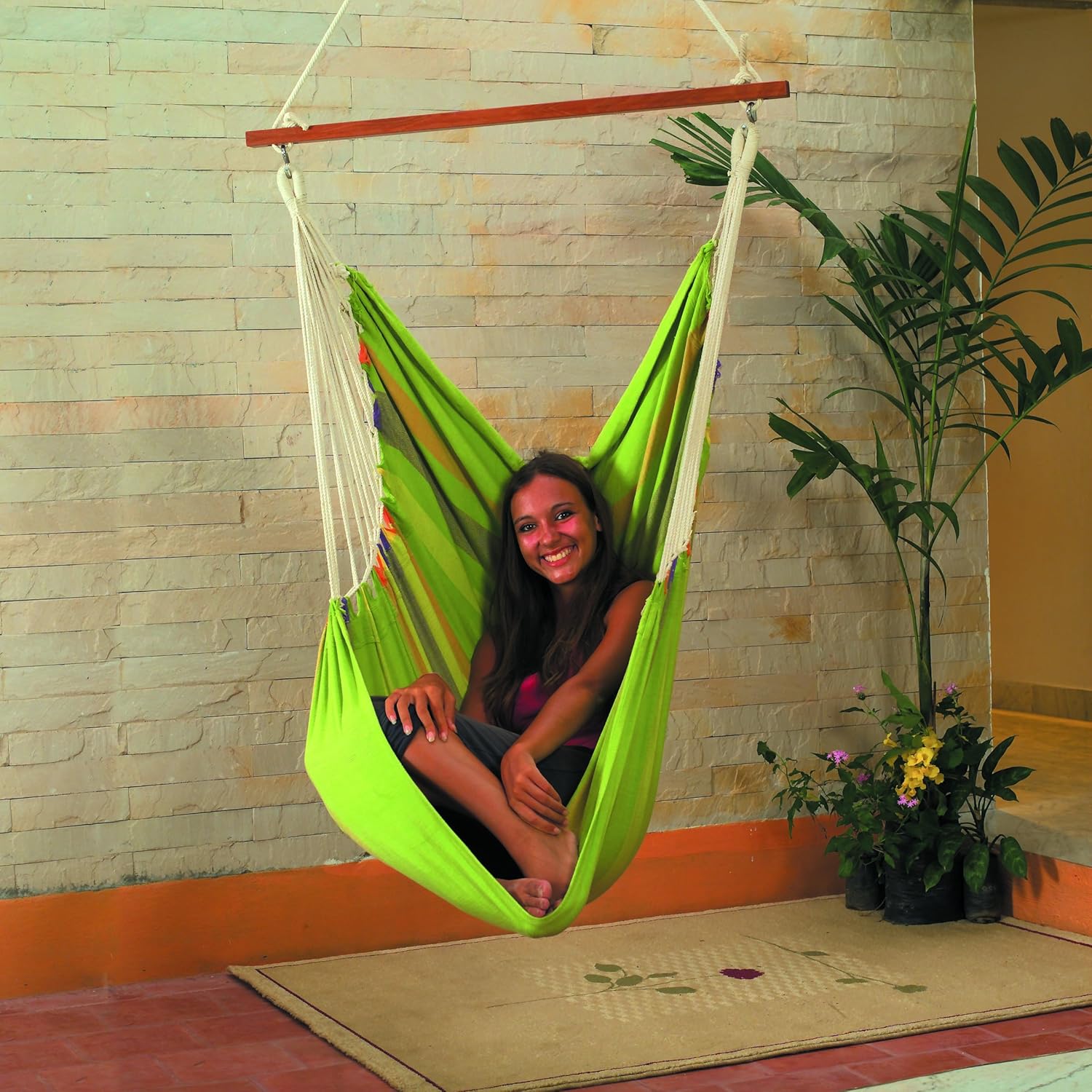 Cotton Fabric Swing Hammock Swings For Adults Patio