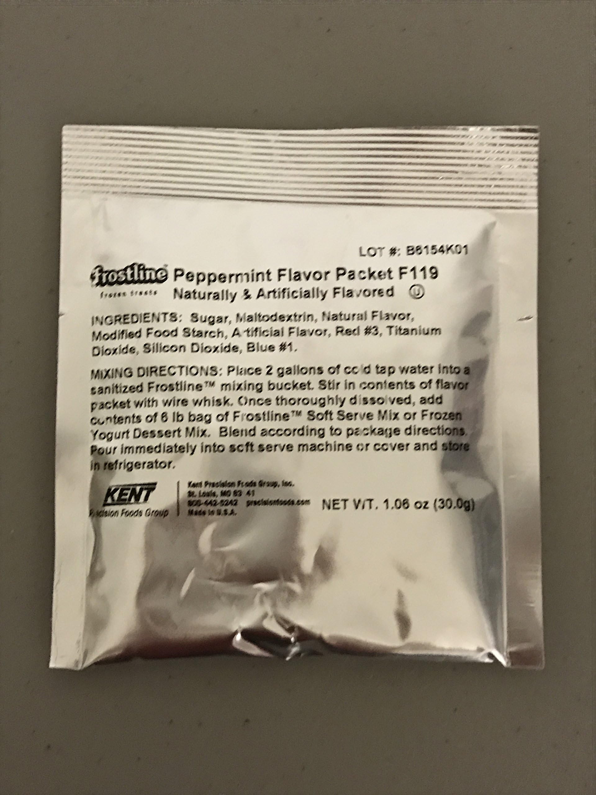 Frostline Soft Serve Ice Cream Mix Flavor Packet, (Peppermint)