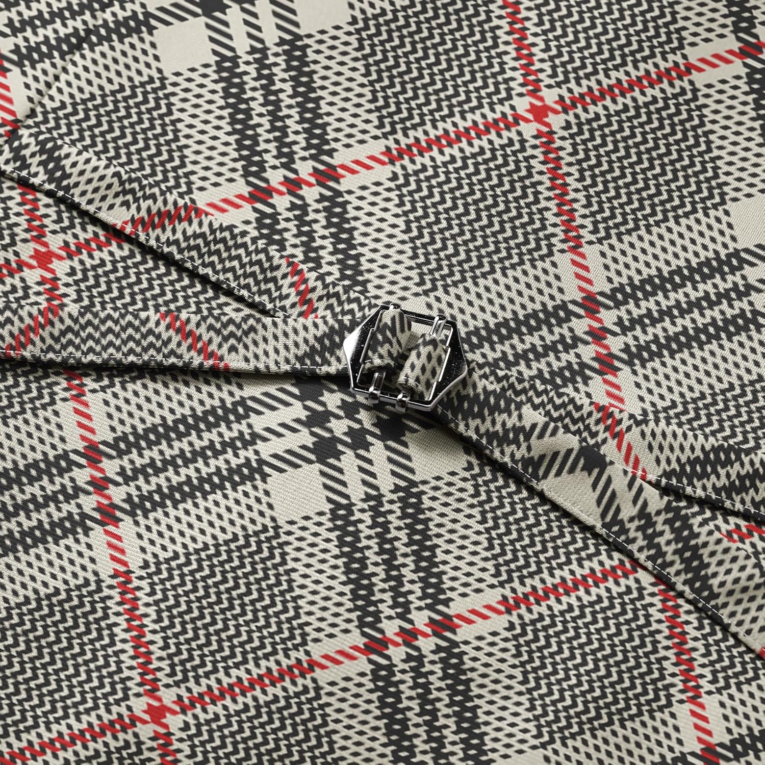 Allthemen Mens Suit Vest Business Plaid Dress Vest