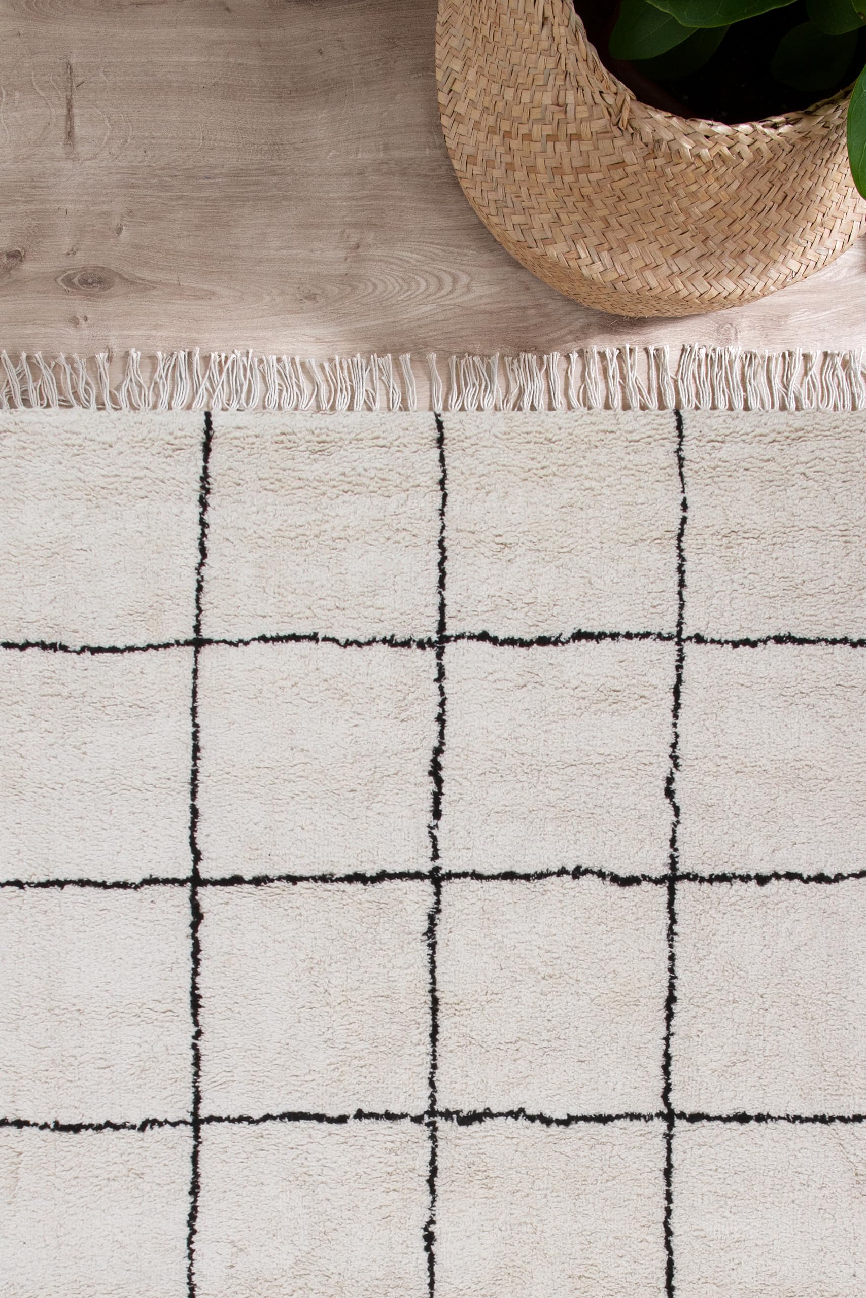 TAPIS BERBERO EN COTON DES.1 200X140