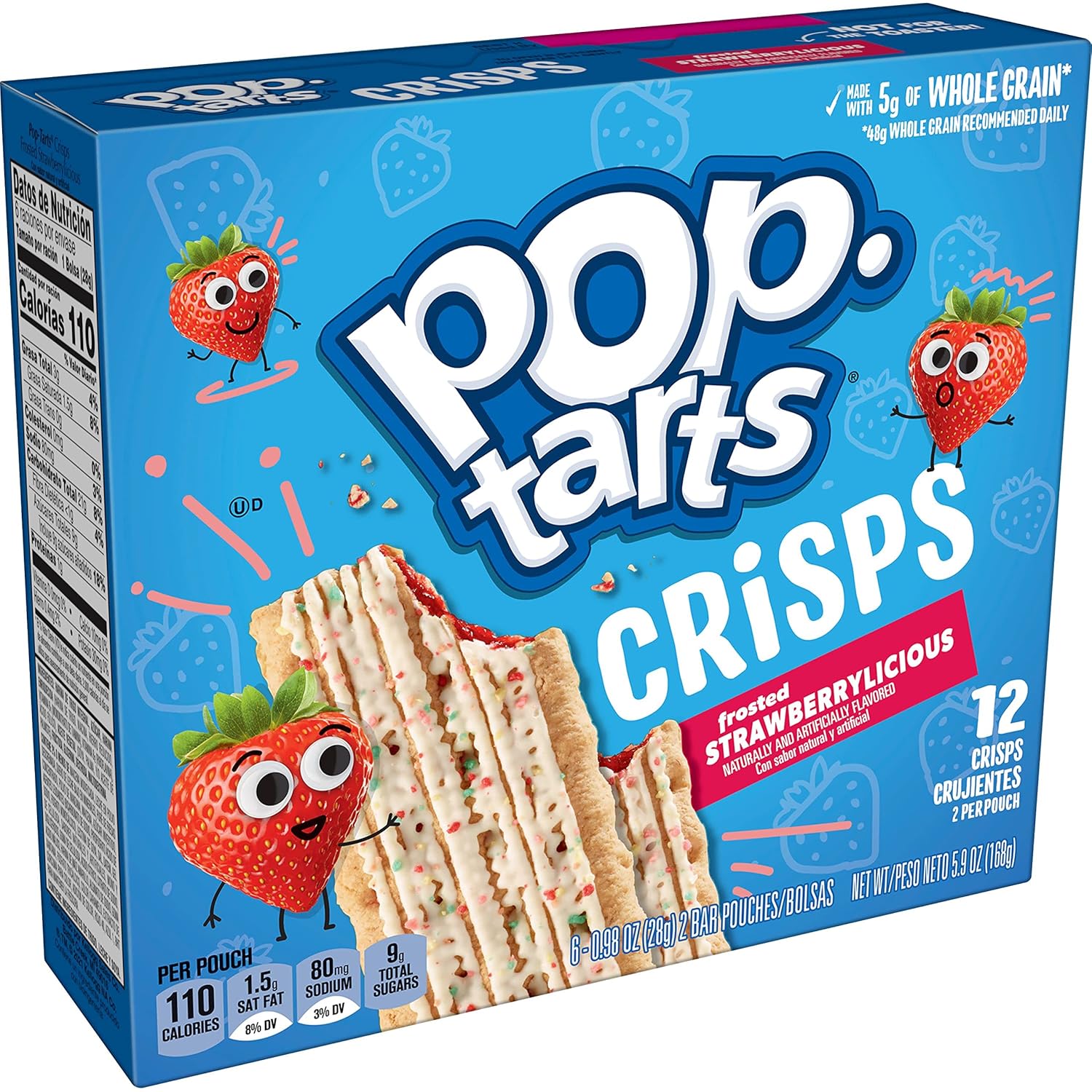PopTarts Crisps Baked Snack Bars, Breakfast Snacks