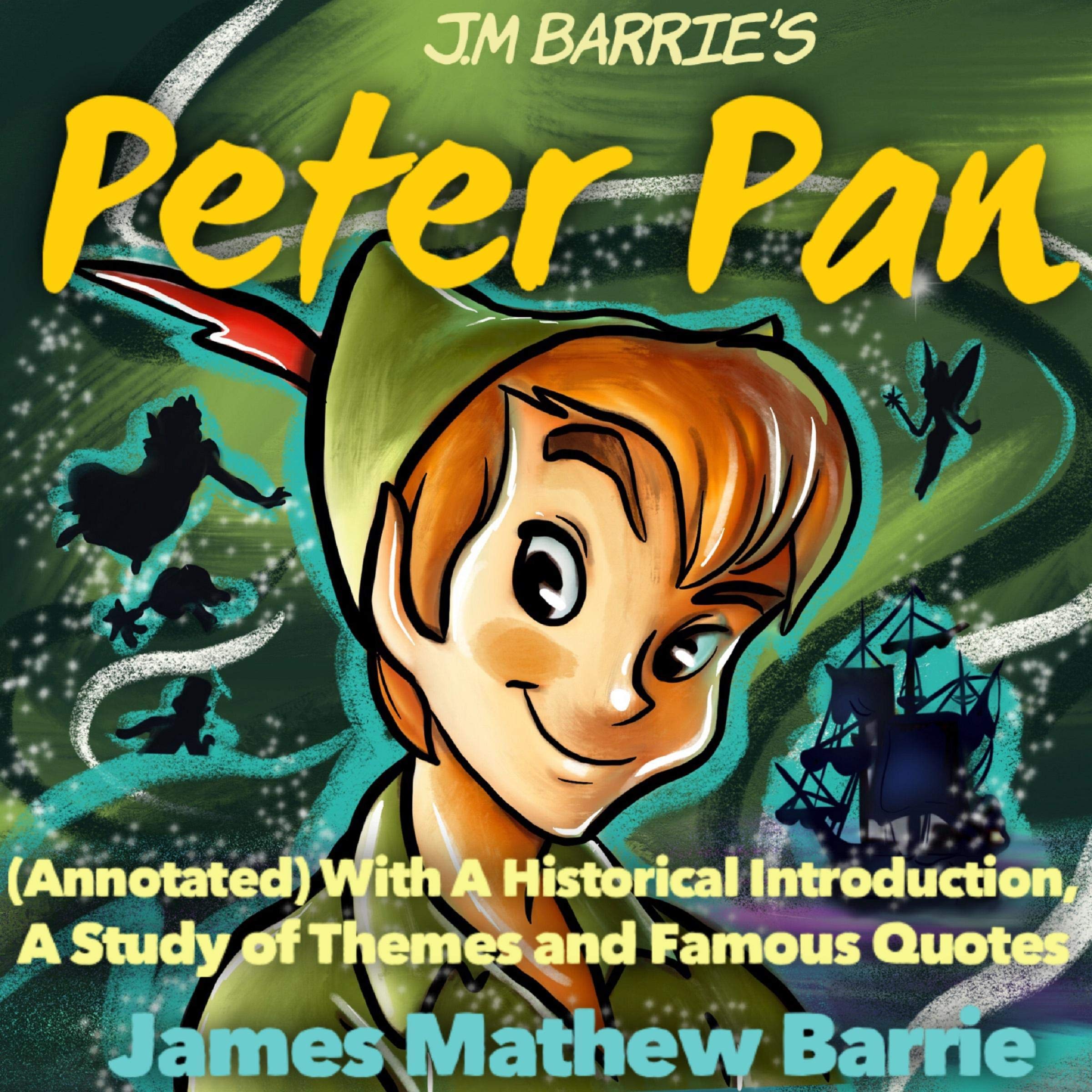 Cover art for J. M. Barrie’s Peter Pan