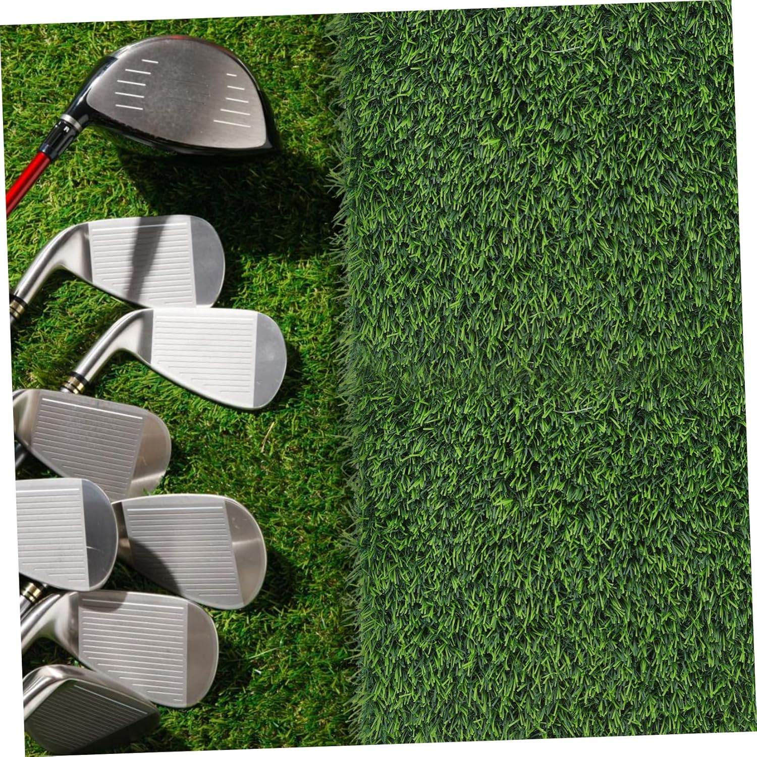 Gadpiparty 4pcs Artificial Grass Rug for Dogs Washable Potty Mat Green Use Easy Pet Training and Decoration