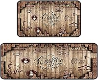 Vista 13 de Apple - Juego de 2 alfombras de cocina para el piso, antideslizantes, lavables, absorbentes, de microfibra, tapete de cocina de manzana para delante