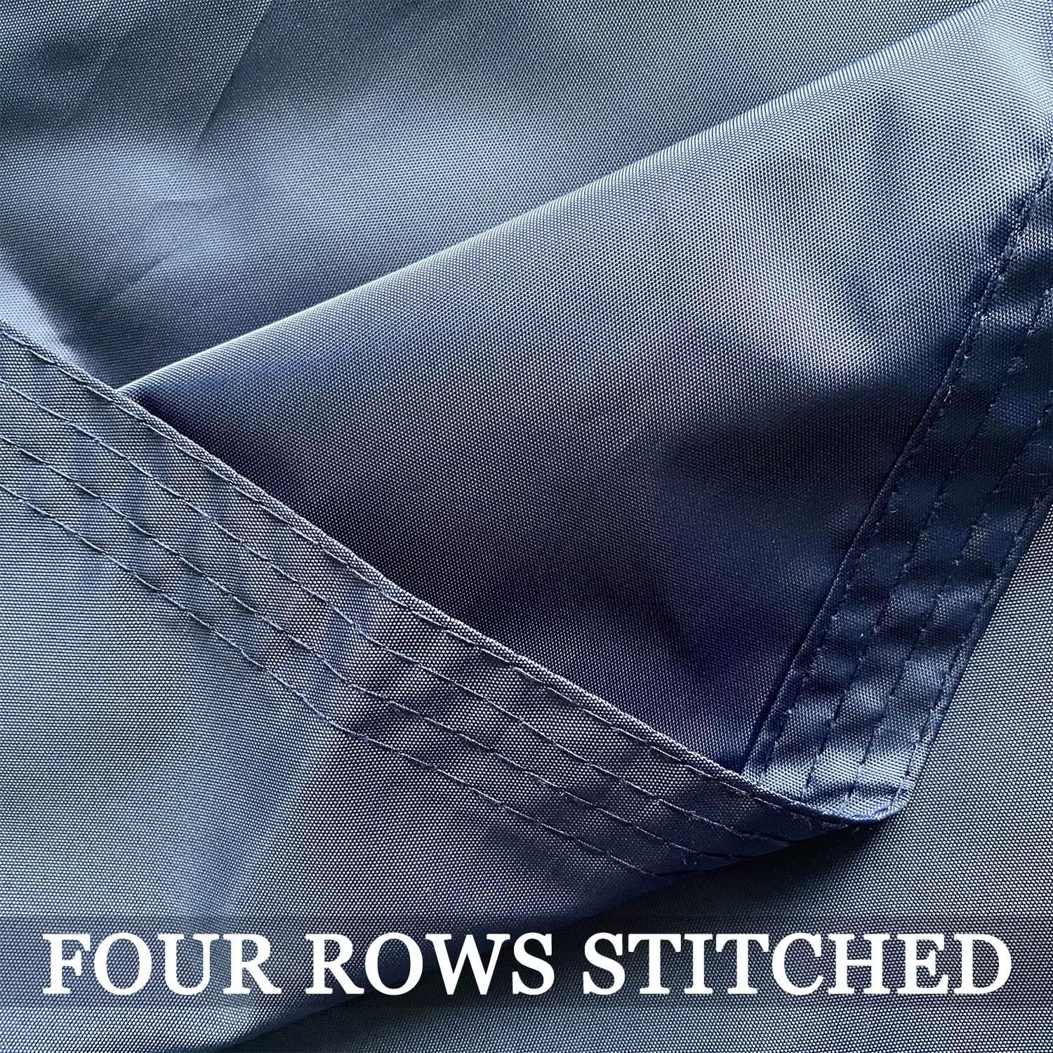 Embroidered Navy Emblem Flag Double Sided 3x5 Outdoor- 300D Heavy Duty Nylon- Military 3x5 Navy Outdoor Banner Flag- Brass Grommets & 4 Rows Stitched - Image 6