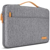 14 inch Laptop Case Sleeve Protective Cover Compatible with 15 inch MacBook Air M4 M3 M2,MacBook Pro,14-15 inch HP Dell ASUS Lenovo Chromebook,Waterproof Computer Cases Bag with Handle,Grey