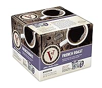 Vista 4 de Victor Allen's Coffee Cápsulas de café tostado oscuro italiano y francés para Keurig (42 unidades)
