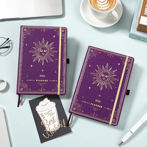 Miniatura 2 de Agenda 2024  Agenda semanal y mensual 2024, Janaury 2024 a diciembre de 2024, 5.75 x 8.25 pulgadas, agenda de piel sintética 2024 con bolsillo