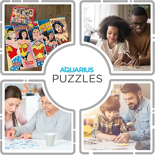 Miniatura 4 de AQUARIUS DC Wonder Woman Puzzle (rompecabezas de 1000 piezas) – Mercancía y coleccionables con licencia oficial de DC Comics, sin deslumbramiento,