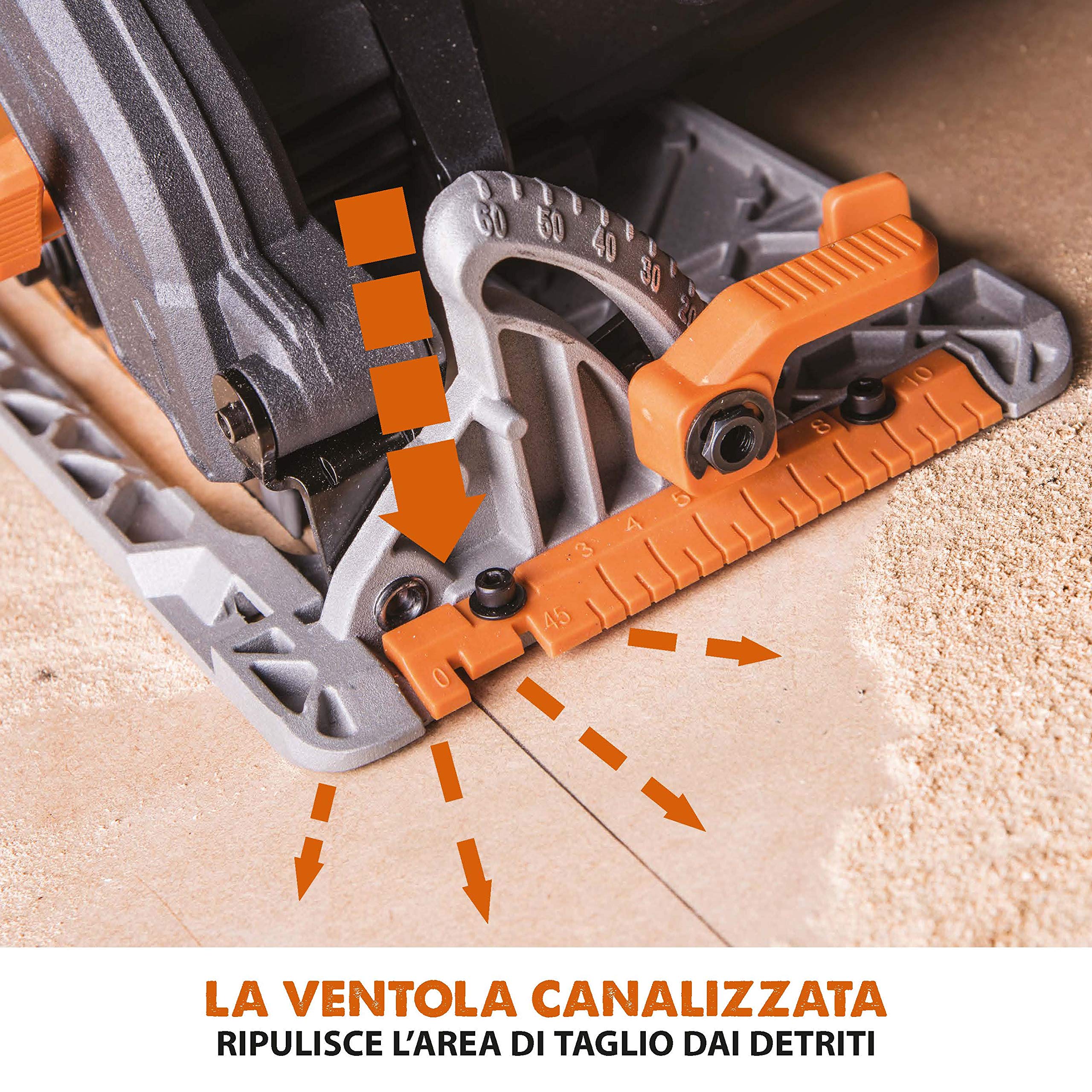 Evolution Power Tools - R185CCS sega circolare multi-materiale 185 mm, 230 V