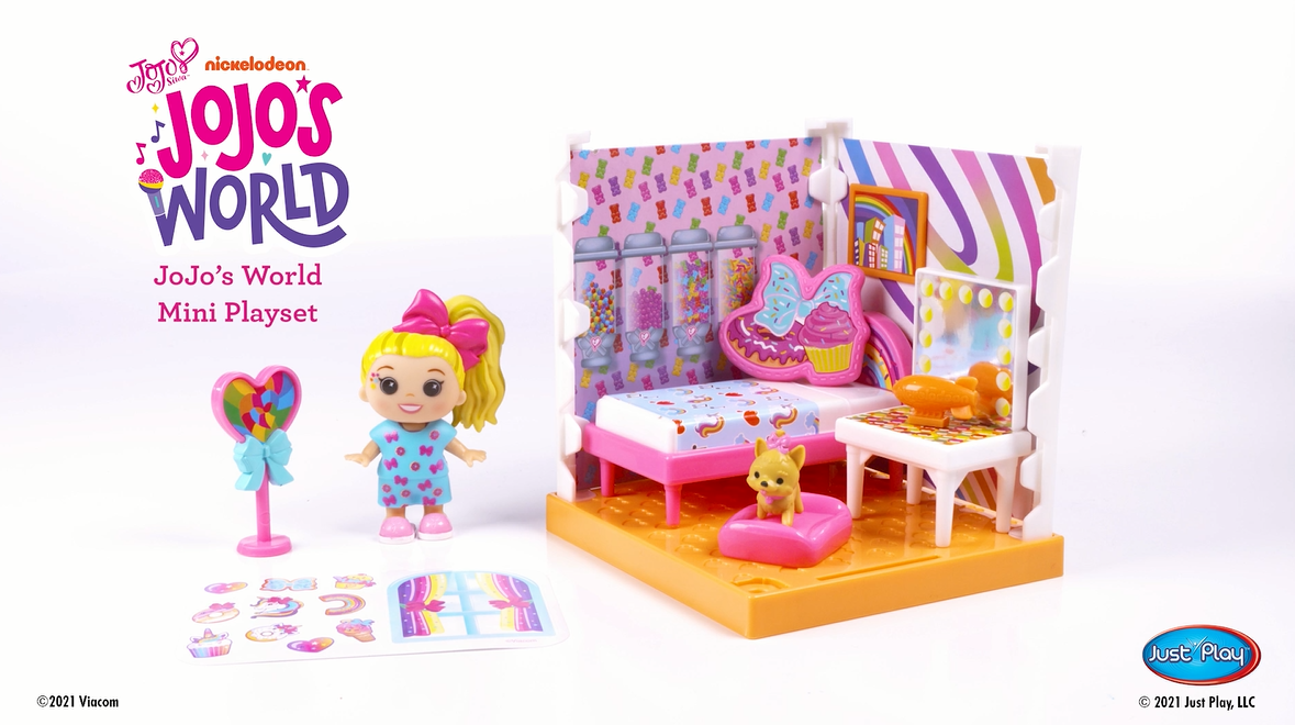 Amazon.com: JoJo Siwa JoJo's World Bedroom Mini Playset, Mini JoJo