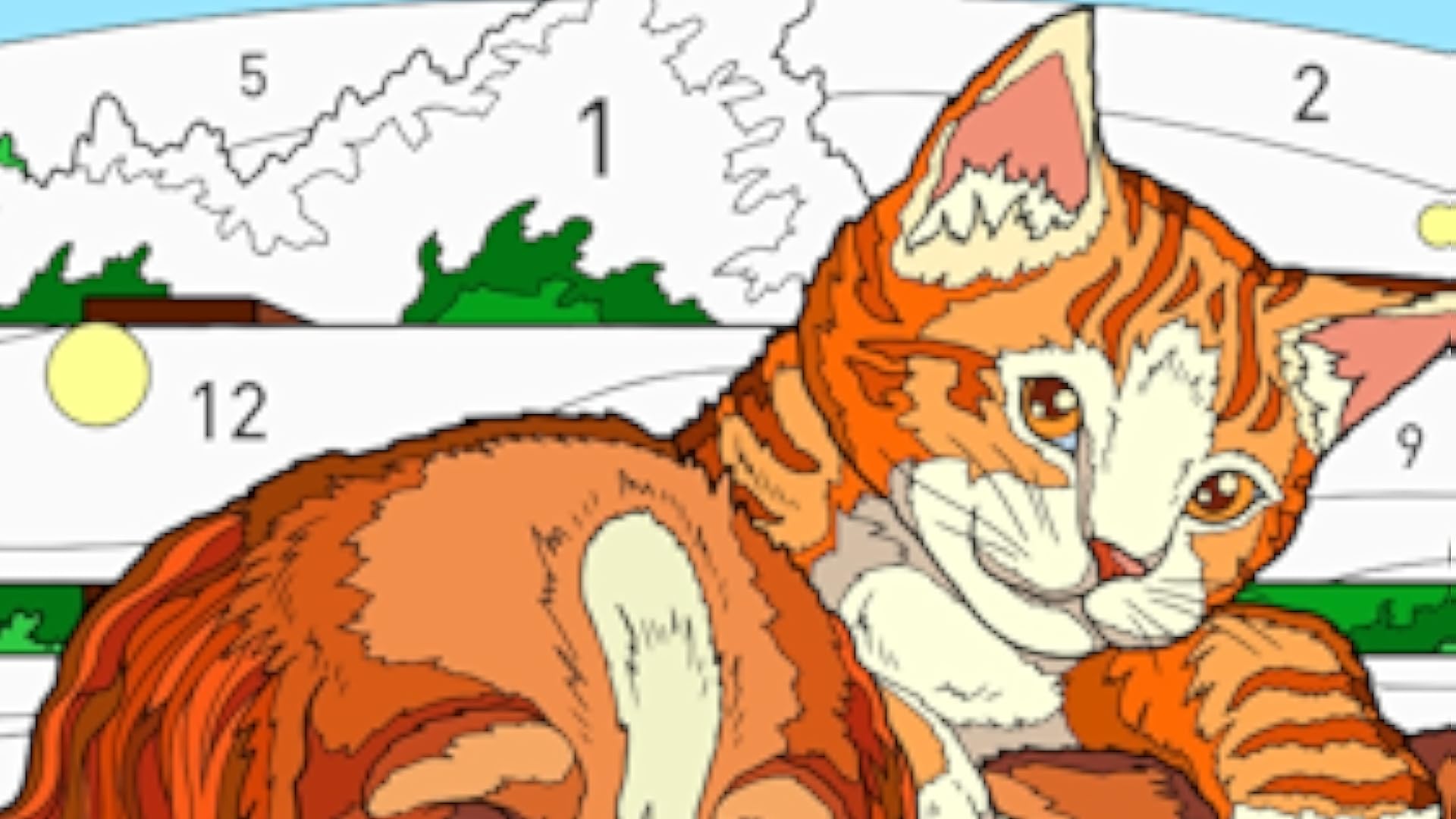 Paint & Color By Number; Easy Breezy for