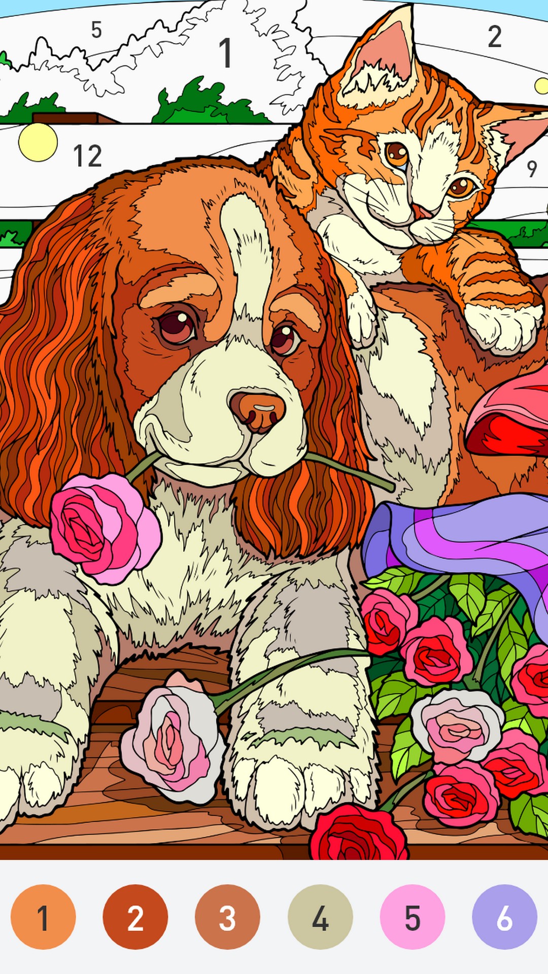 Paint & Color By Number; Easy Breezy for