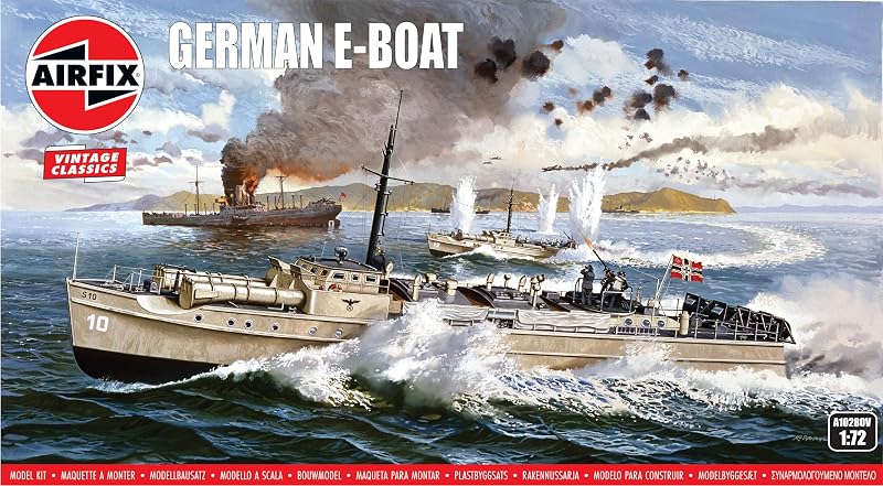 Airfix 1/72 Alemán E-Boat Schnelboat Plástico Modelo X-10280V (Barco)
