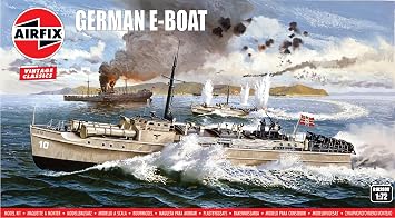 Airfix 1/72 German E-Boat Schnelboat Plastic Model X-10280V Ship