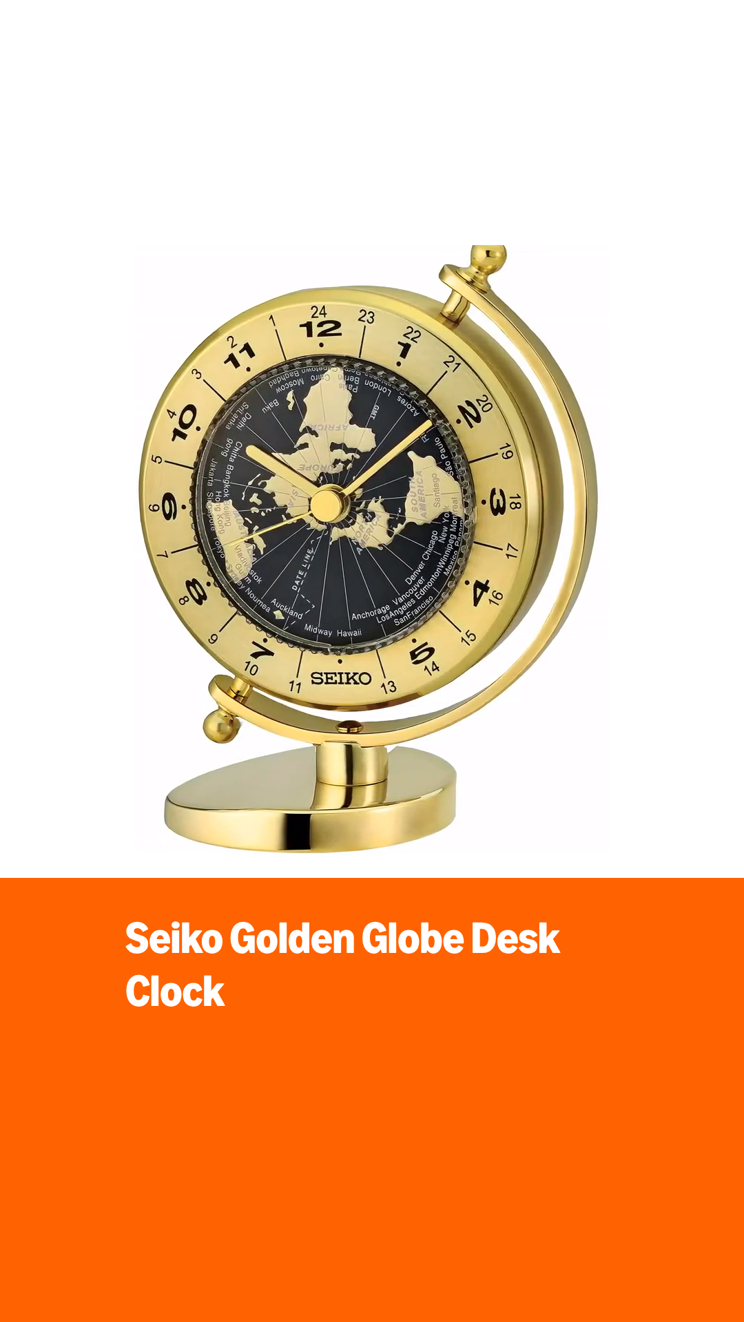 Amazon.com: Seiko Desk and Table World Timer Clock : Home & Kitchen