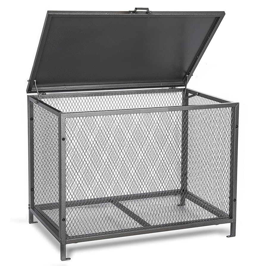 Amazon.co.jp: Rxakudedo ゴミ箱 屋外用 大容量 340L ゴミネット