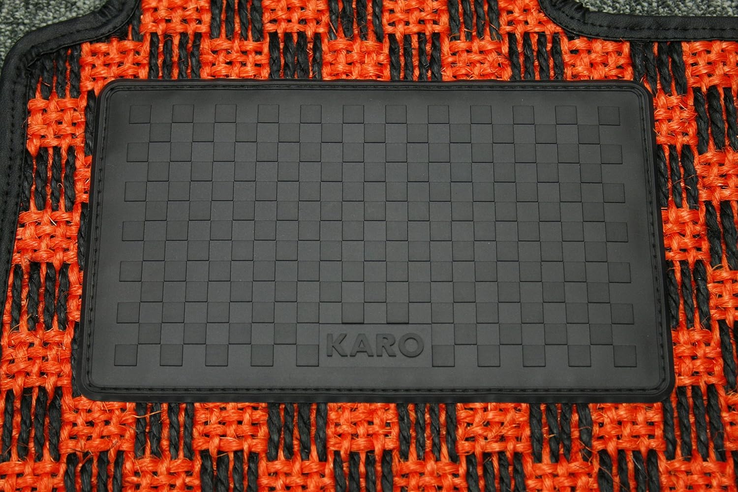 カロ/KARO フロアマット SISAL 品番：136 カラー：ブルー/ブラック他 ボルボ 244 ハンドル：右 FR フットレスト：有 カロ⁄KARO フロアマット SISAL 品番：1007 カラー：ブルー⁄ブラック他