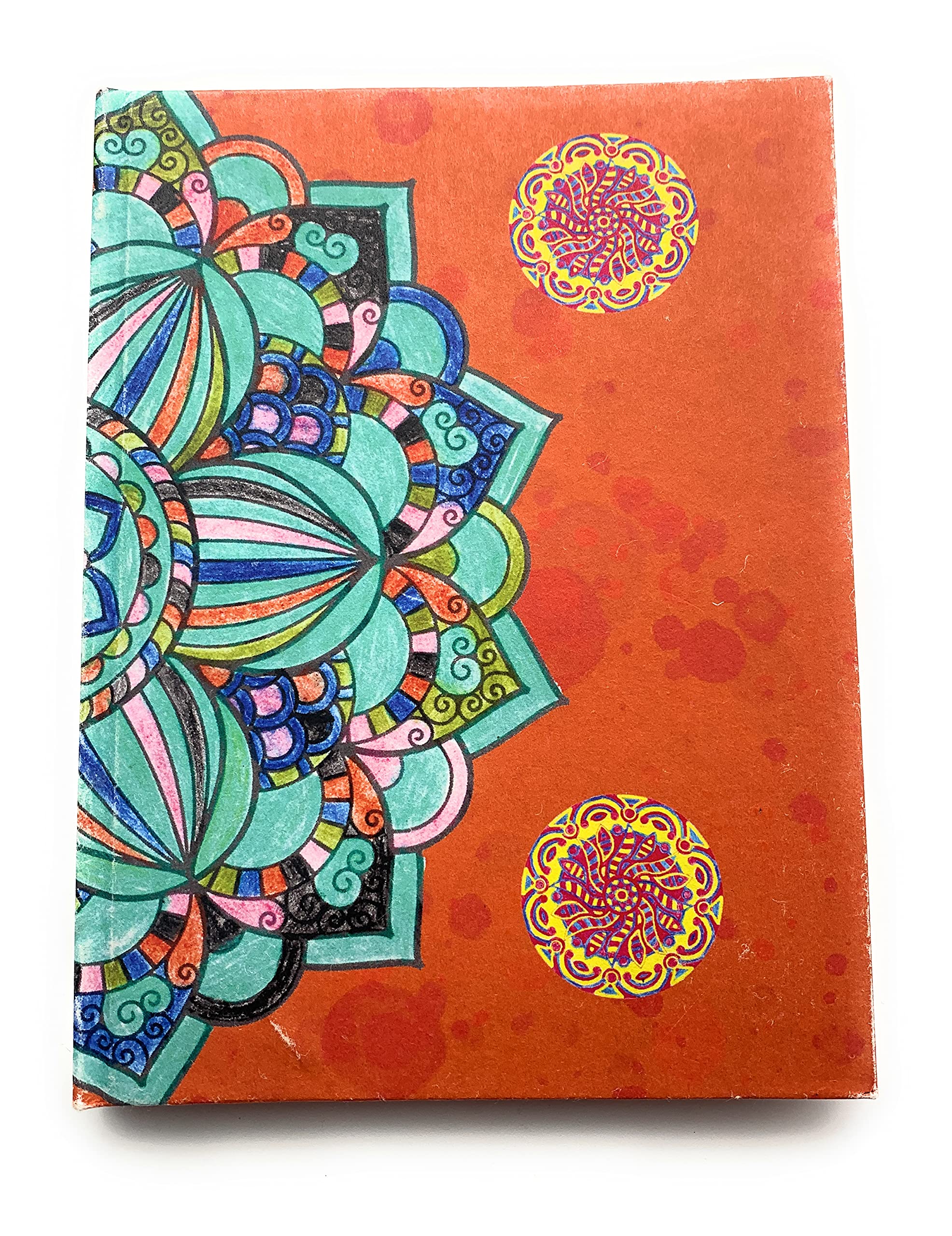 A5 Mandala Notebook (Orange)