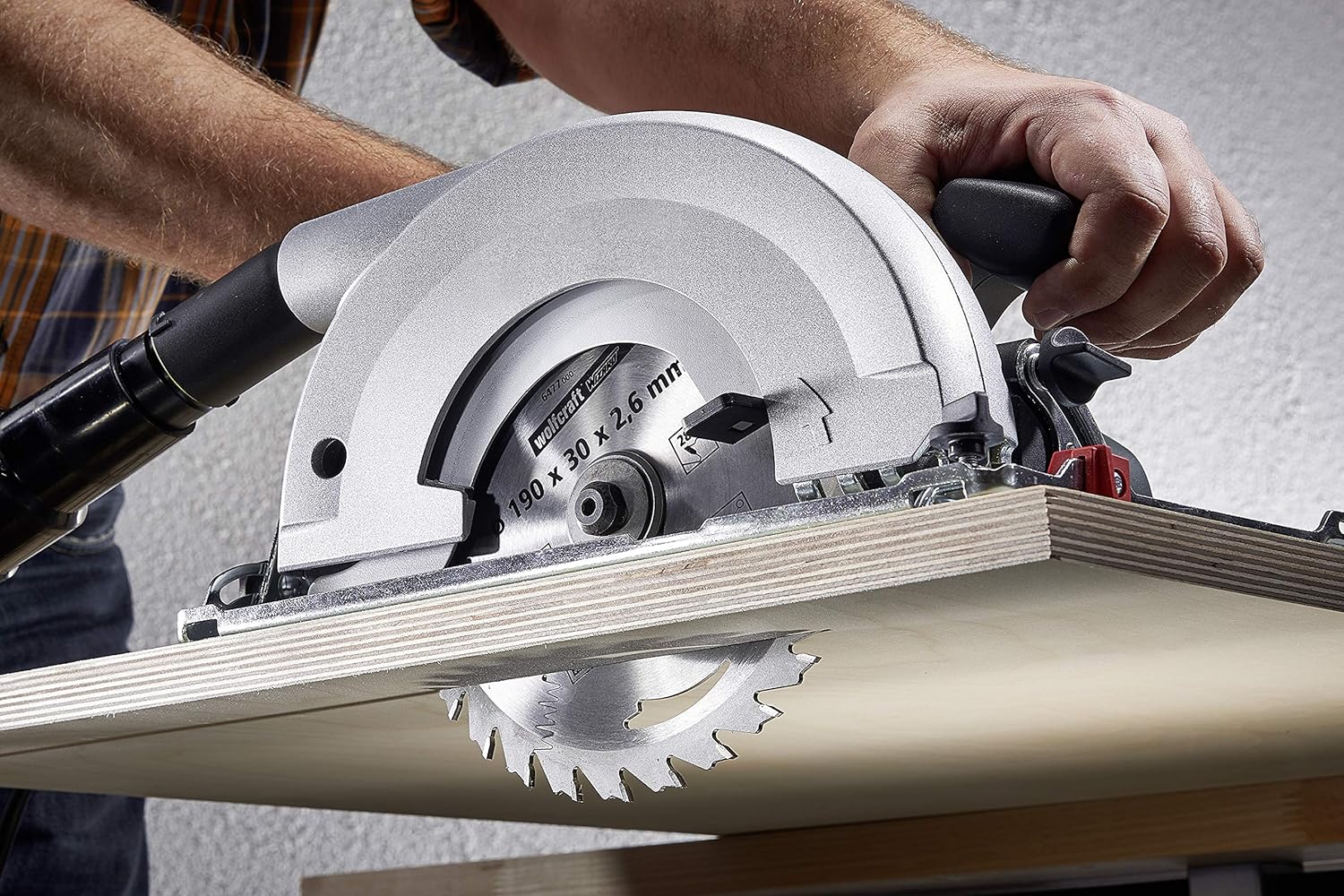 Wolfcraft 6472000 180 x 20 x 2.6mm CT Circular Saw Blade with 28 Teeth - Silver Series