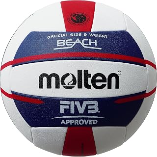 The Official Molten FIVB Approved Elite Beach Volleyball with a strong and durable Polyurethane and Machine stitched cover that is great all outdoor us