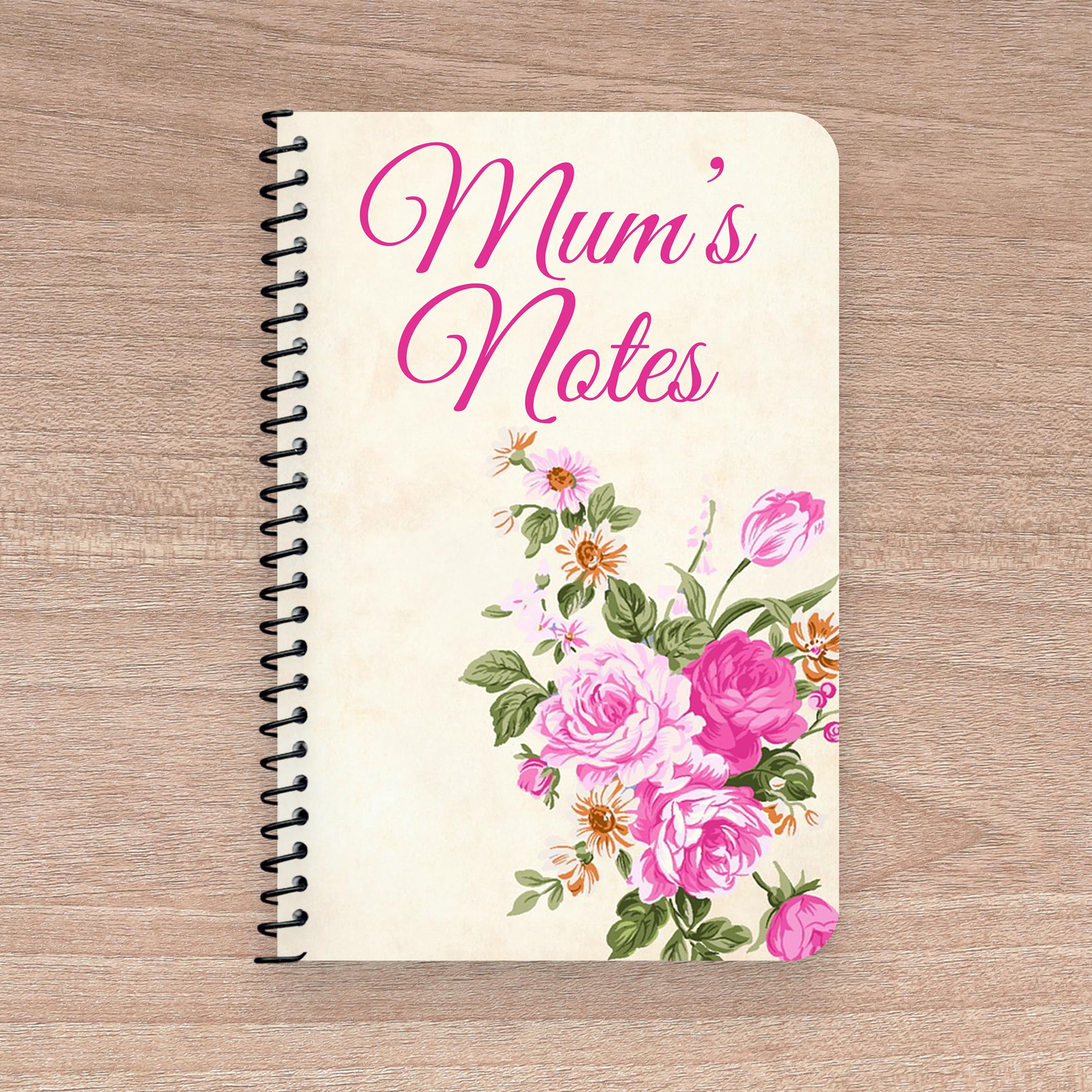 We Personalize Mum's Notes- A5 Notebook for Mother's Day, Birthday, Christmas and helpful jotter/Journal/Shopping list