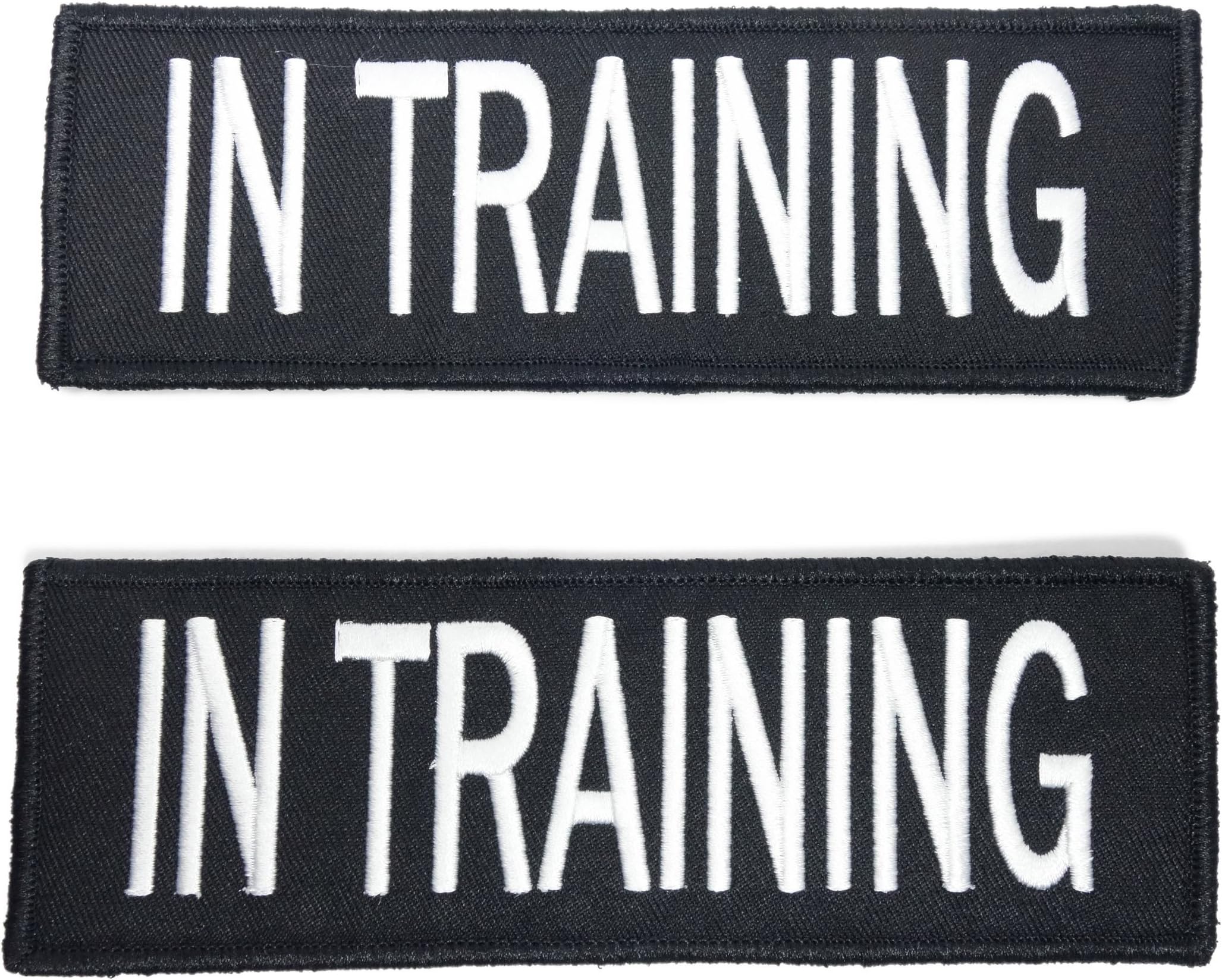 Service Dog Patches for Harness | Velcro Patches for Dog Harness or Vest | Do Not Pet Patch, Dog in Training, Service Dog, Emotional Support | Removable Hook and Loop Embroidered Patches