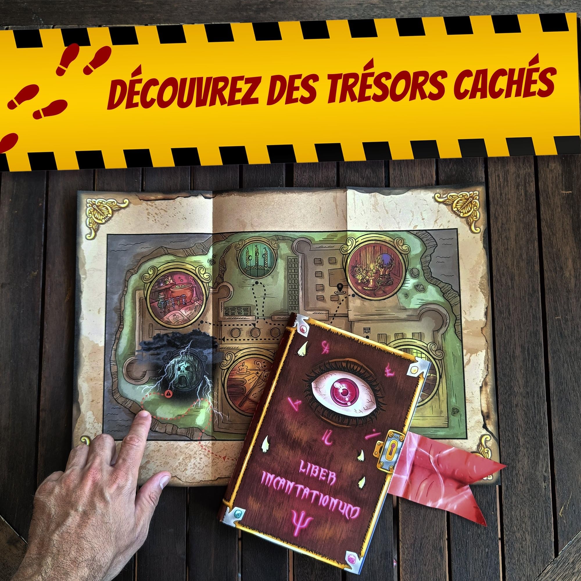 Escape Game Enfant 5-12 Ans: Magie | Anniversaire | 6-25 Joueurs | Jeu de Société. Amusement Enfants. Cadeau Original. Jeu d'Anniversaire. Idéal en Plein Air. Escape Game Enfant 5 Ans et Plus