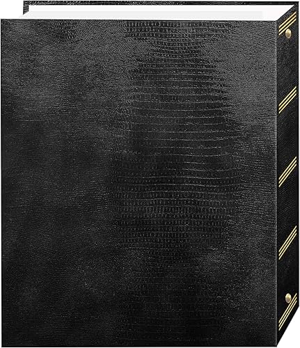 Miniatura 3 de Autoadhesivo magnético y Pioneer Photo Albums con 100 páginas magnéticas de adherencia rápida, encuadernación de 3 anillas, varios tamaños