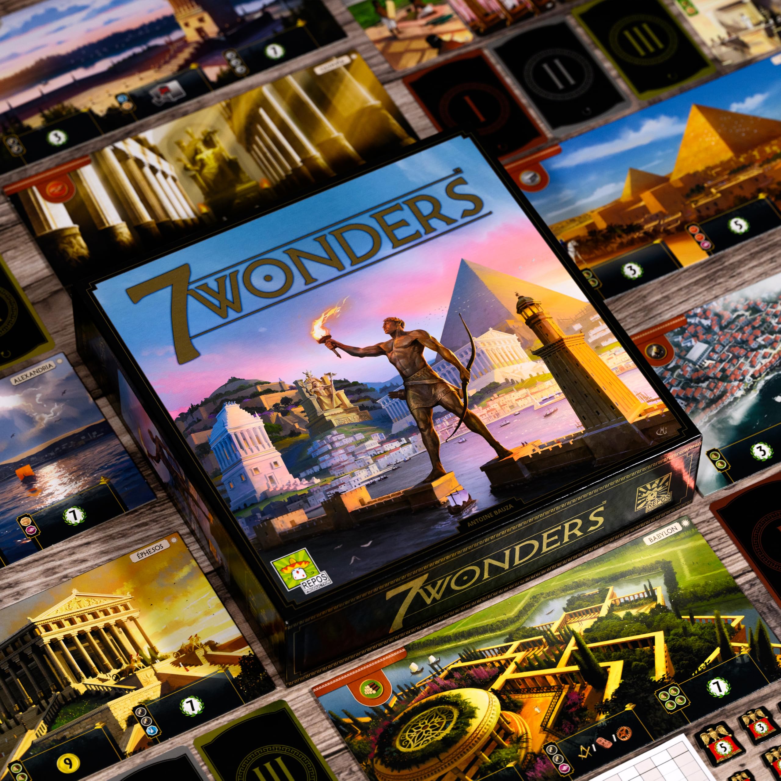 Asmodee Italia - 7 Wonders: Nuova Edizione Gioco da Tavolo - Version Italienne