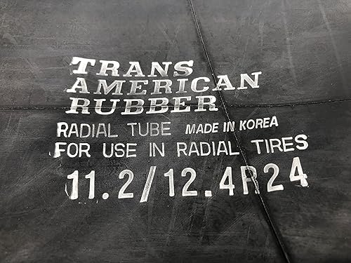 Miniatura 18 de Tractor de goma Trans Americano/Tubo interno de implementación con vástago de válvula TR-218A (13.6R-24/14.9R-24)