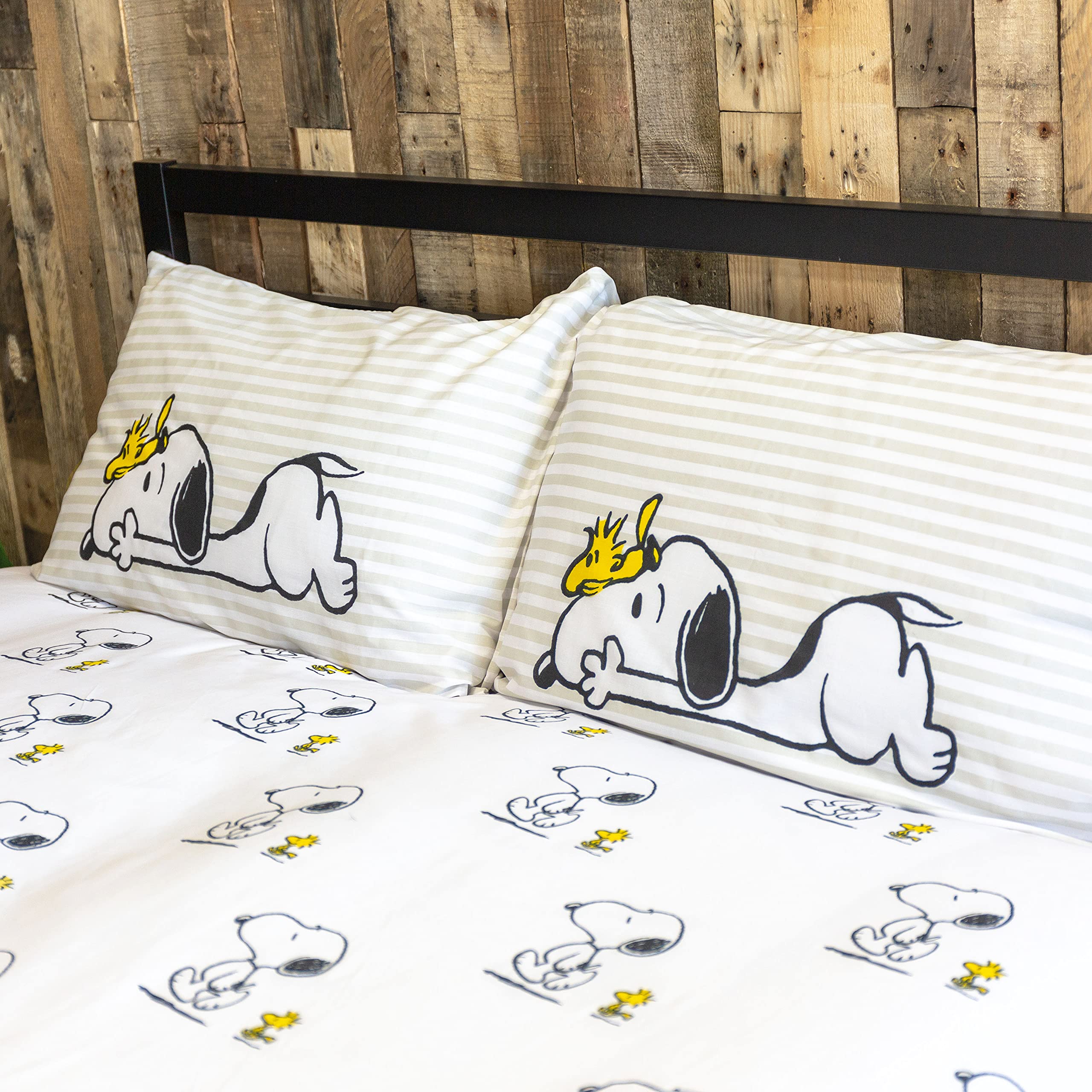 Buy Snoopy Double Duvet Cover Officially Licensed Reversible Two