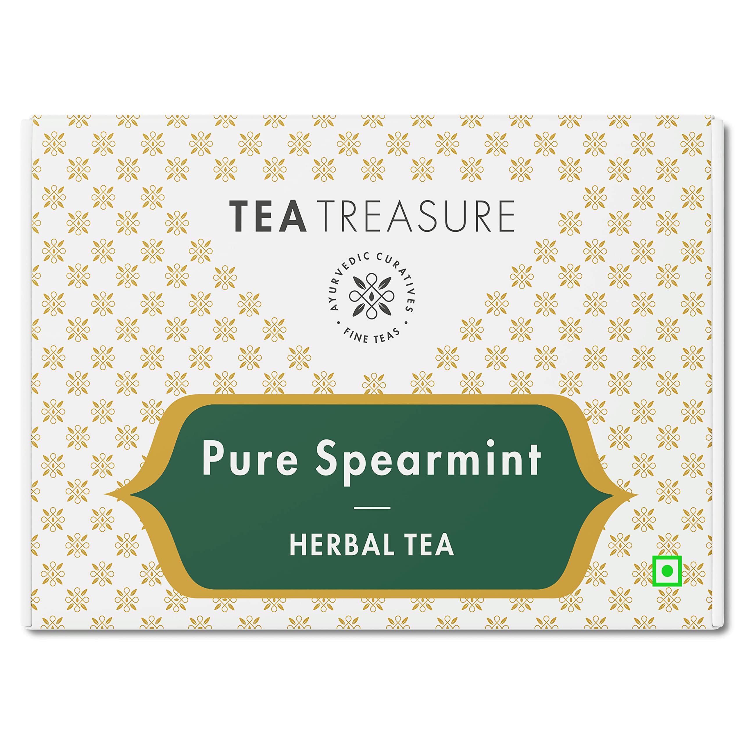 Tea Treasure Spearmint Herbal Tea Bags | Spearmint Tea for PCOS, PCOD, Unwanted Hair | Boosts Immunity | Improves Digestion | Reduces Stress | Rich in Antioxidants (50 Pyramid Tea Bags) (B09Y63XFHV) Amazon Price History, Amazon Price Tracker