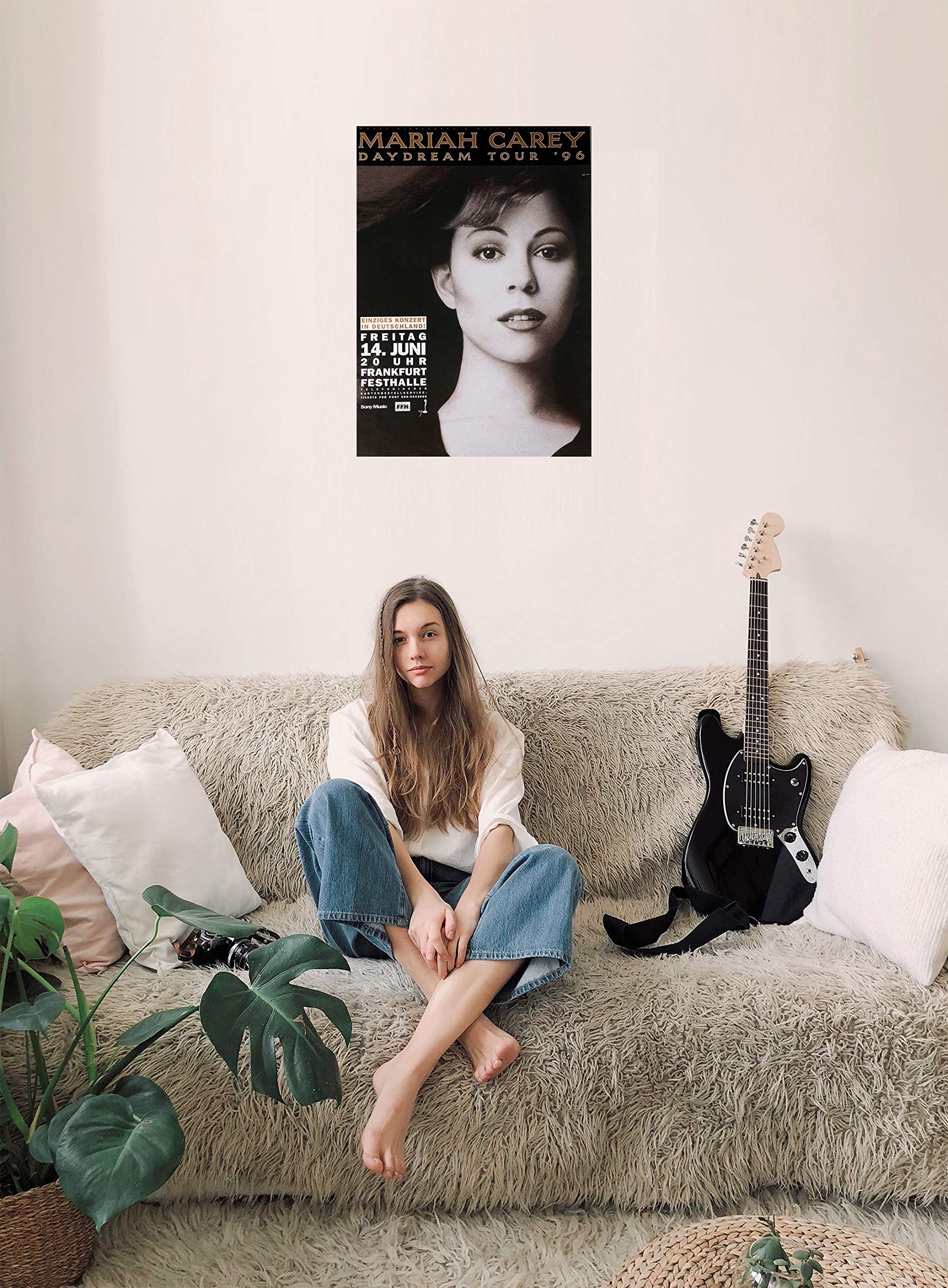 TheConcertPoster Premium Poster/Plakat | DIN A1 | Wanddeko | Live Konzert Veranstaltung » Mariah Carey - Daydream, Frankfurt 1996 «