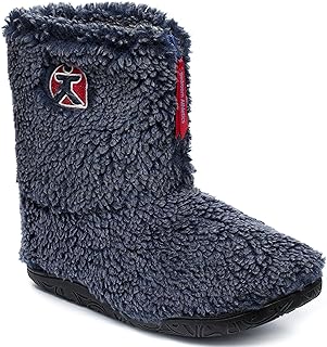 Bedroom Athletics Mens Gosling Snow Tipped Sherpa Slipper Boot Soft Warm Zip Memory Foam Machine Washable